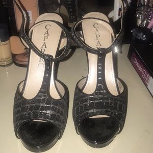 Black Caparros Heels